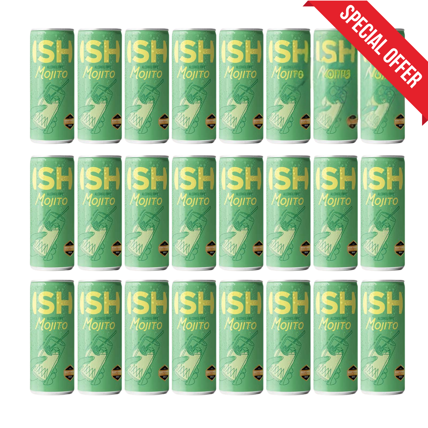 ISH Mojito BOX - Cocktail fără alcool 24 x 250ml