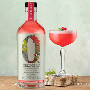 CeroCero Hibiscus & Lingonberry - Alternativa fara alcool la Gin 0.7L