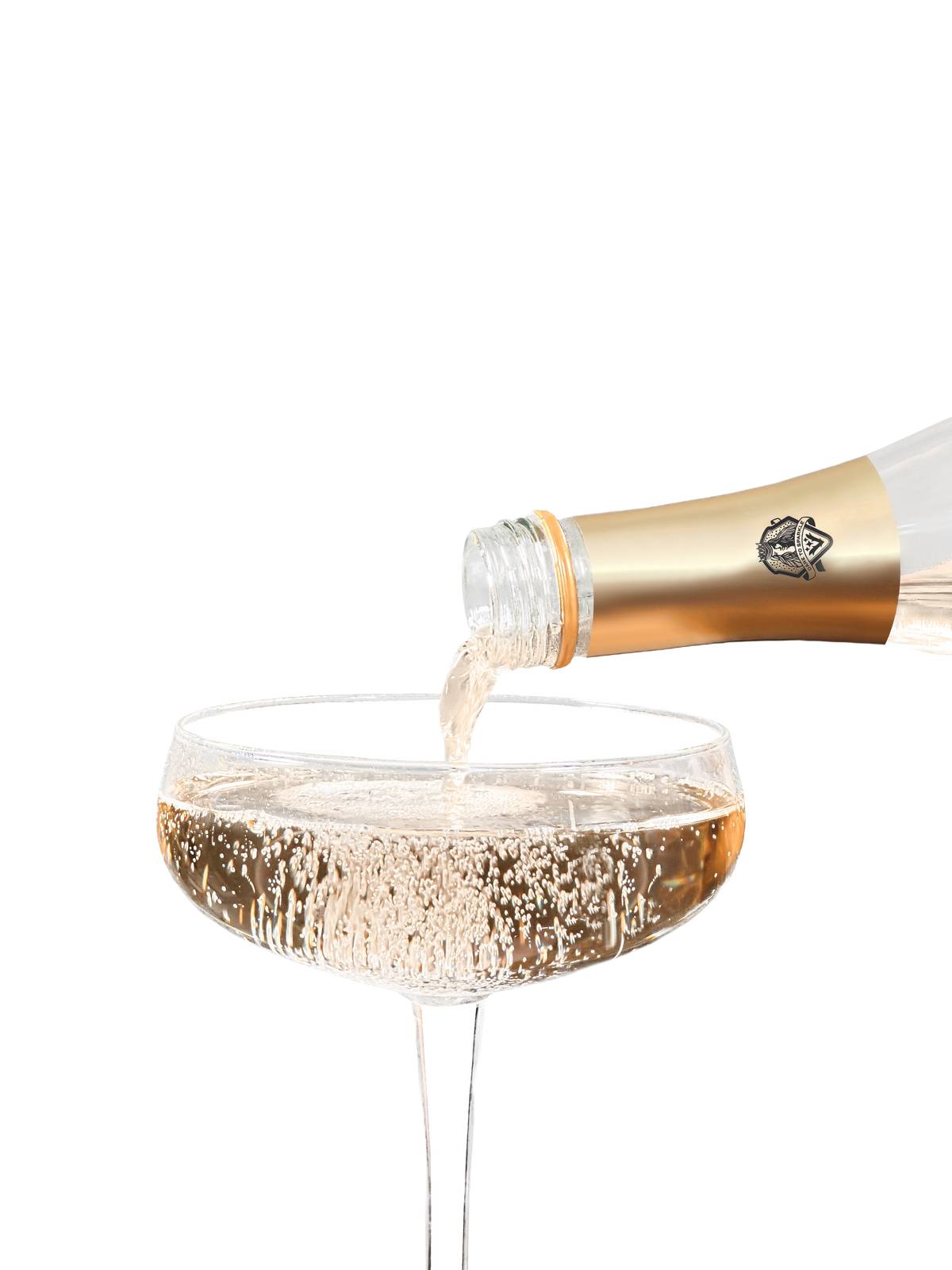 VINADA Crispy Chardonnay Mini 0% - vin spumant alb fara alcool 0.2L