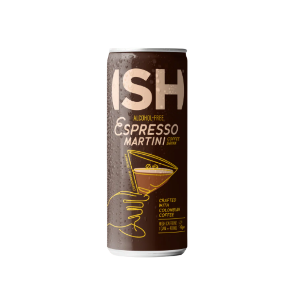 ISH Espresso Martini - Cocktail fără alcool Ready to Drink 0.25L