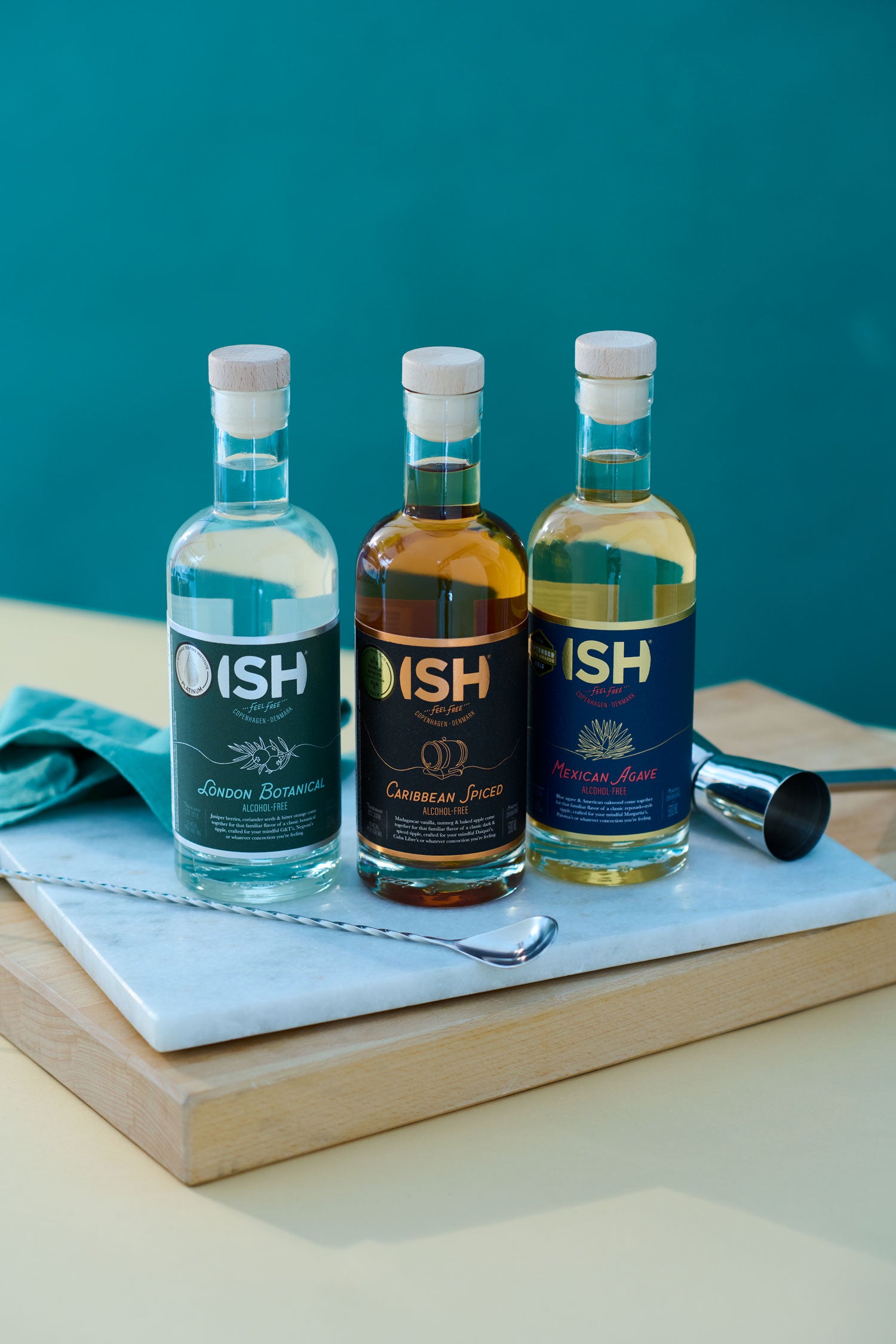 Cocktail Party Set fără alcool - 3 x 700ml - alternative la gin, rom și tequila