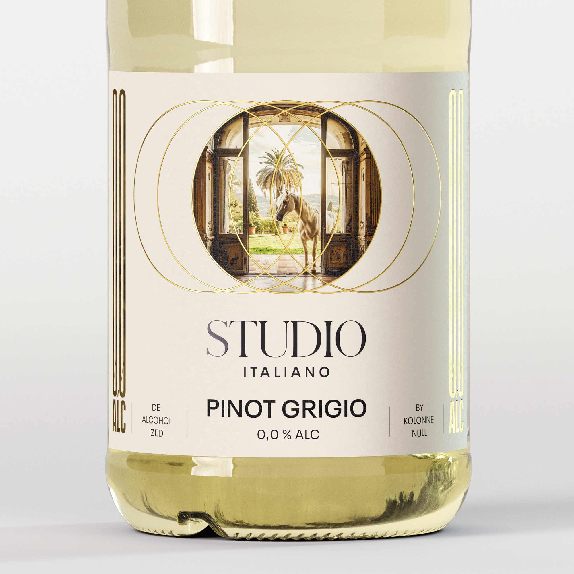 STUDIO ITALIANO PINOT GRIGIO vin alb fără alcool 0.75L