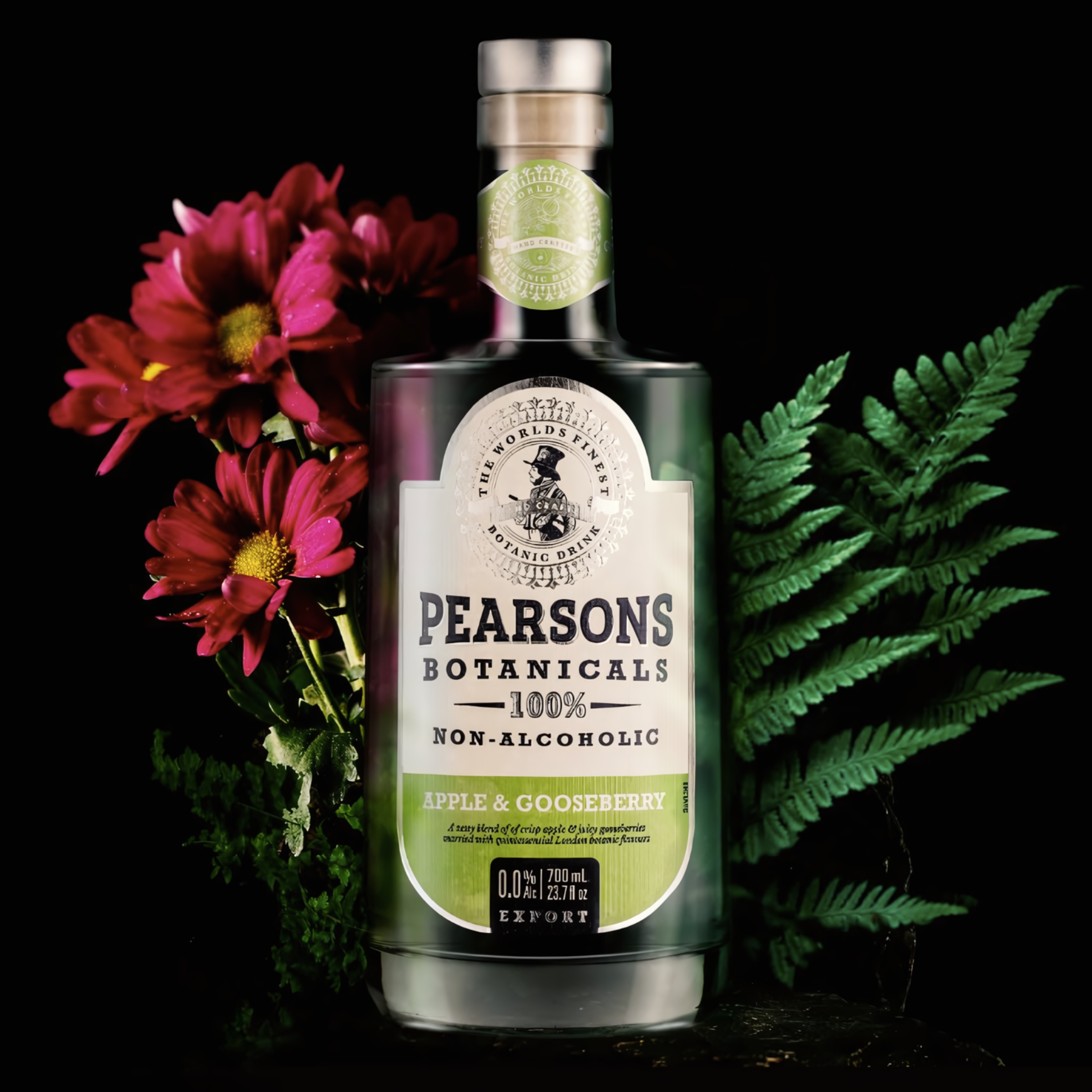 Pearsons Botanicals Apple & Gooseberry - Alternativa fara alcool la Gin 0.7L