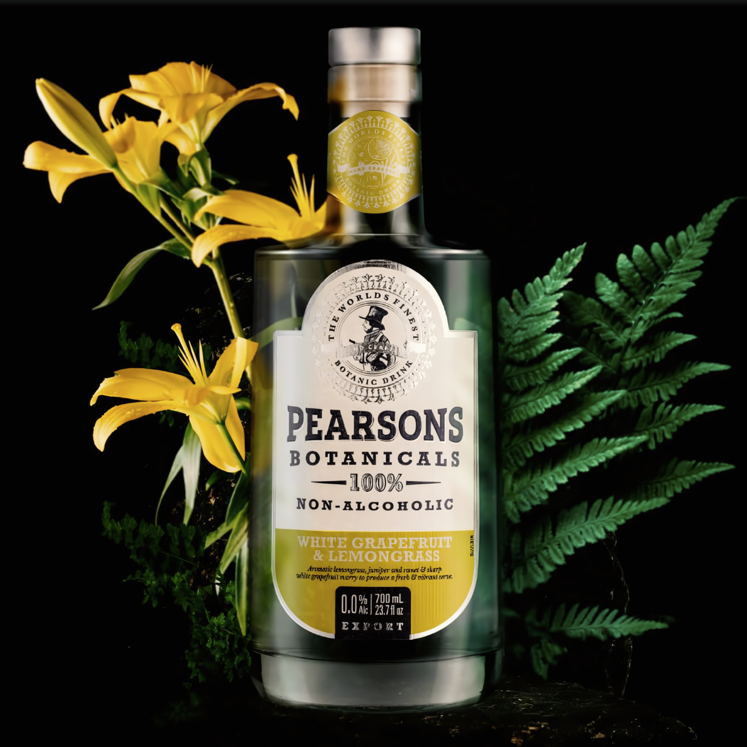 Pearsons White Grapefruit & Lemongrass - Alternativa fără alcool la Gin 0.7L