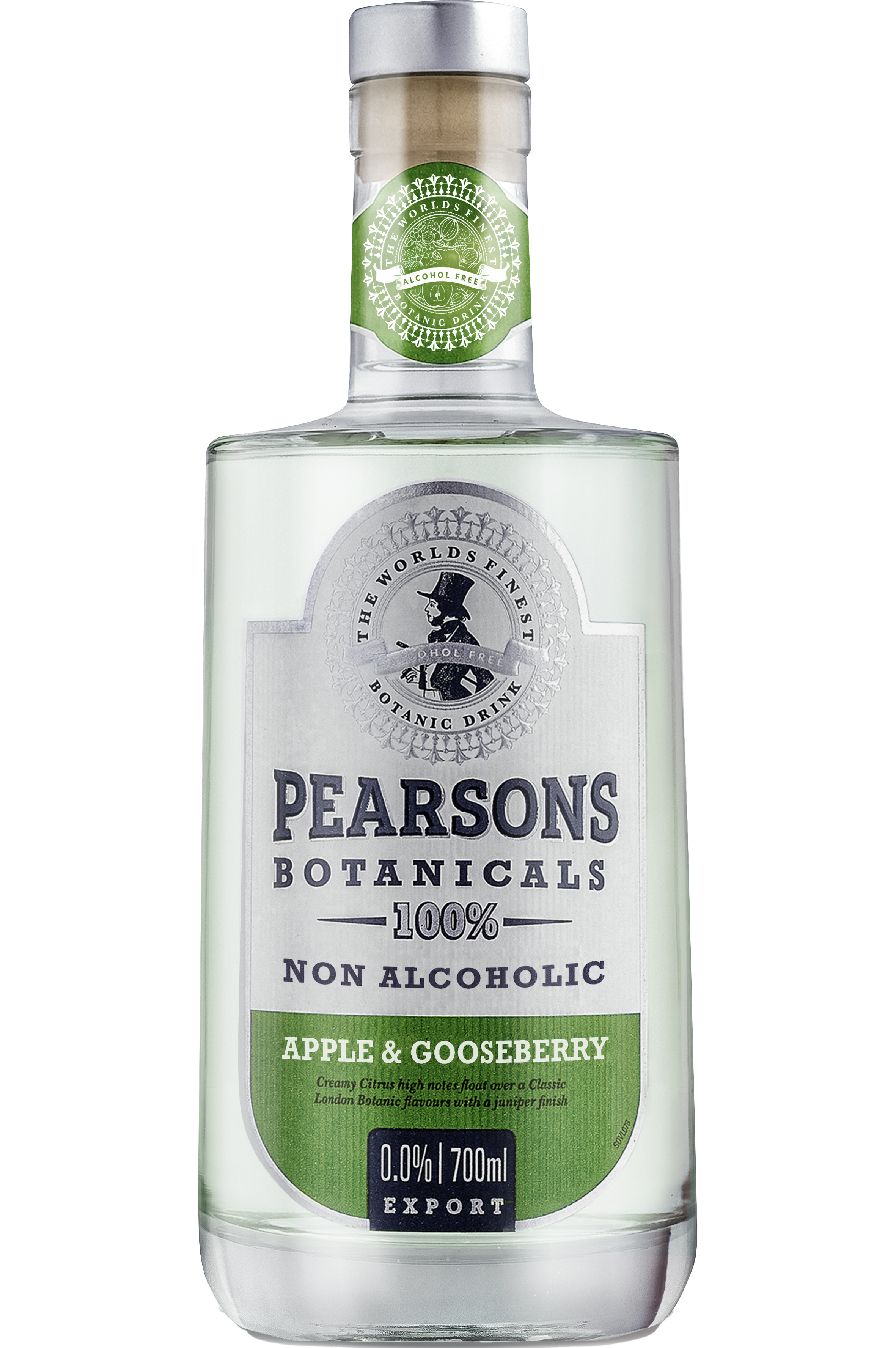 Pearsons Botanicals Apple & Gooseberry - Alternativa fara alcool la Gin 0.7L