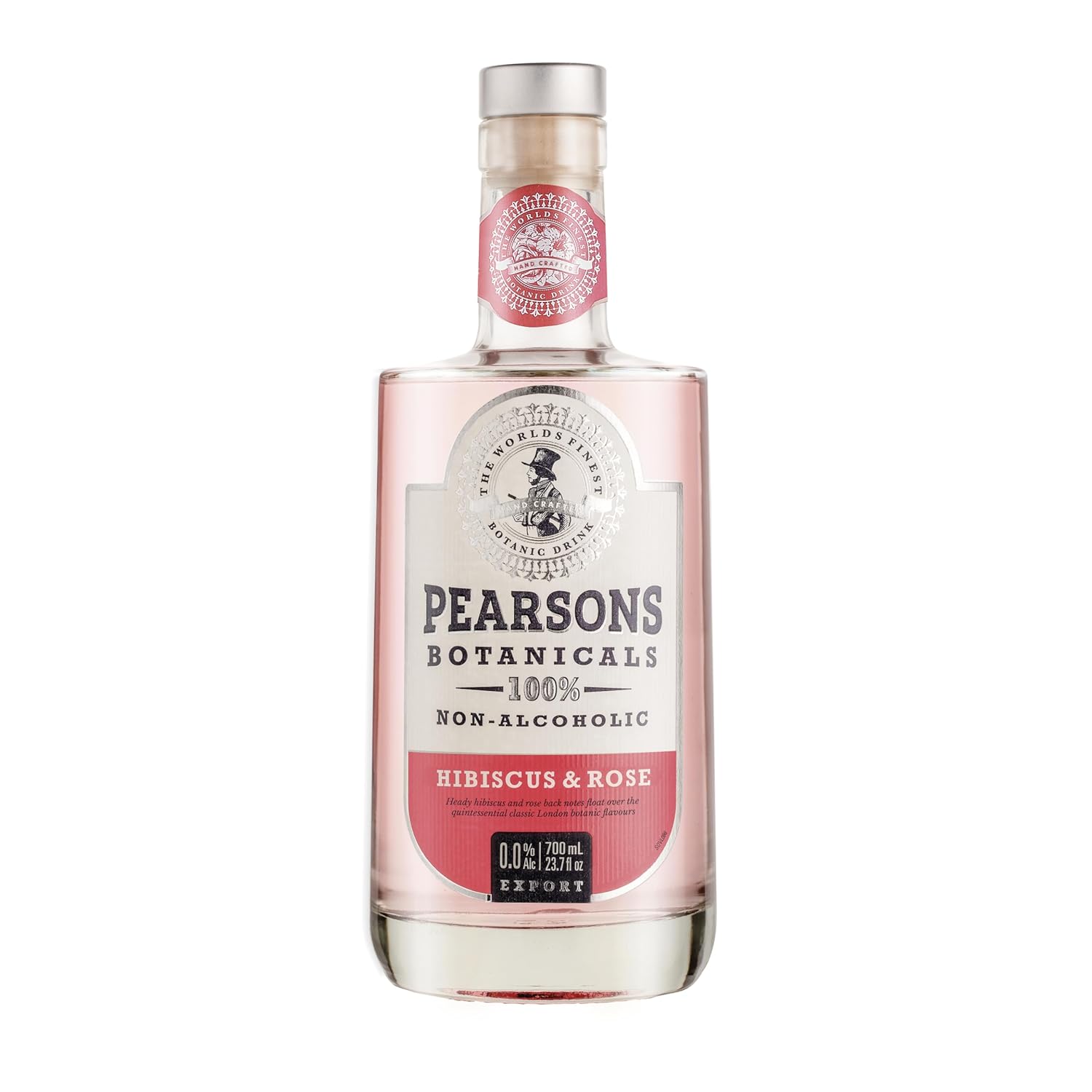 Pearsons Botanicals Hibiscus & Rose - Alternativa fără alcool la Gin 0.7L
