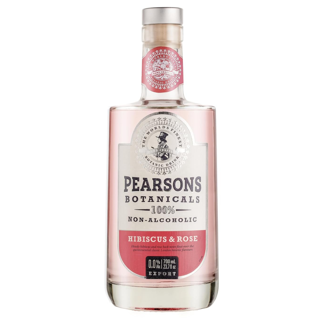 Pearsons Botanicals Hibiscus & Rose - Alternativa fără alcool la Gin 0.7L