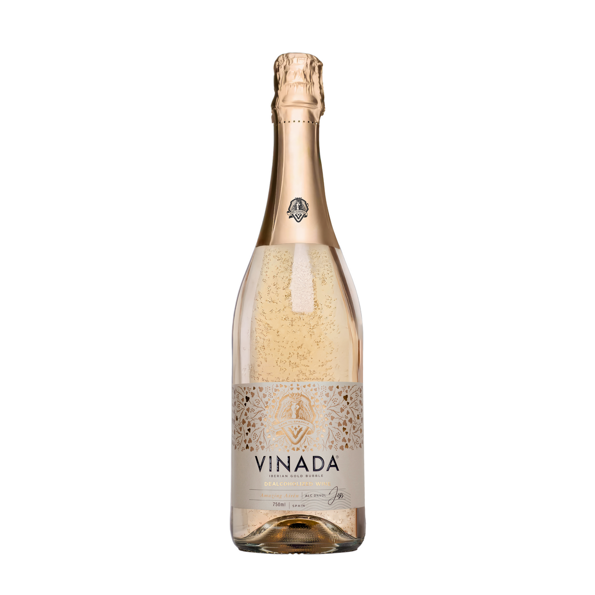 VINADA Amazing Airén Gold 0% - vin spumant alb fara alcool 0.75L