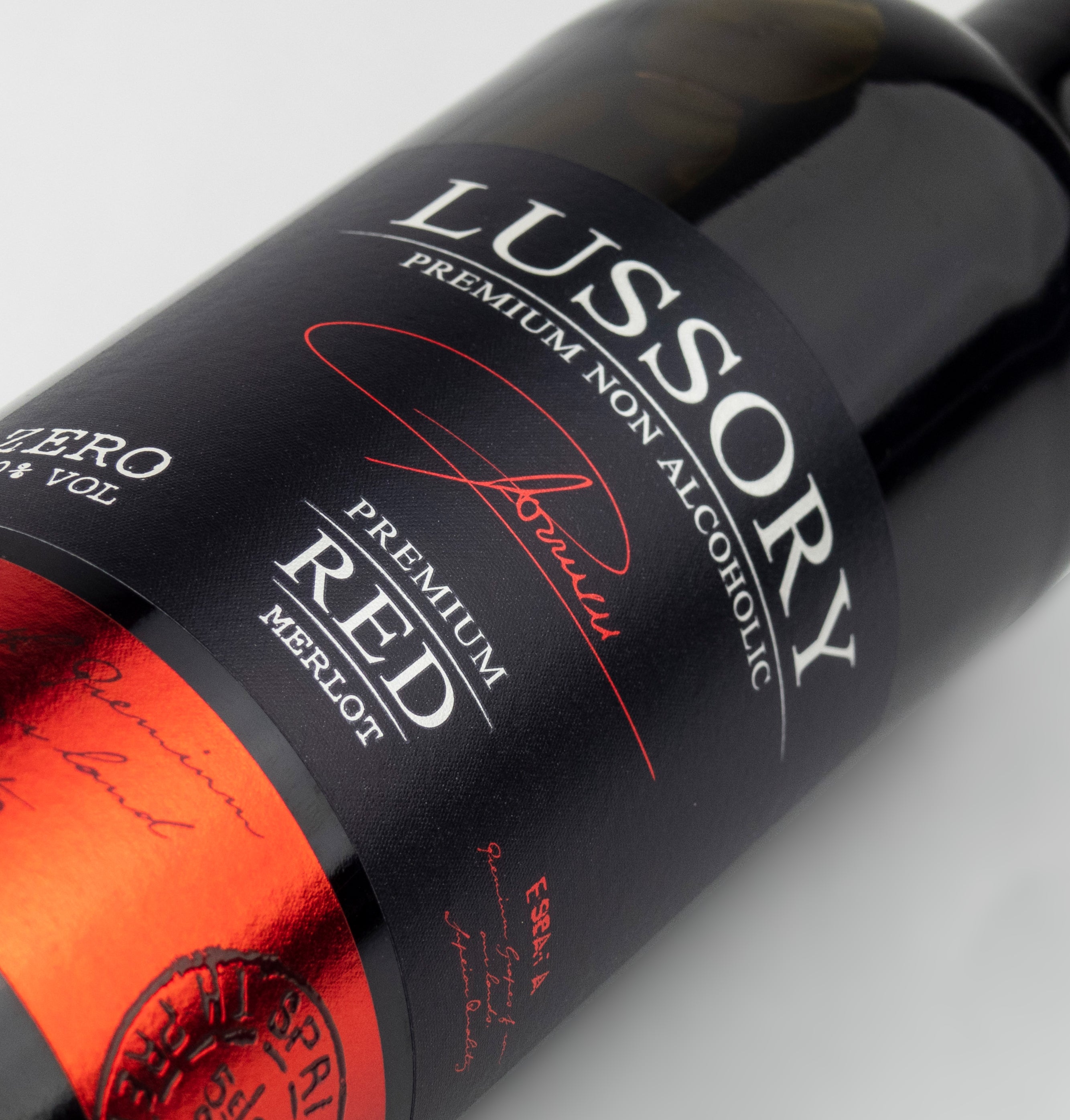 LUSSORY Premium Merlot, vin roșu fara alcool 0.75L