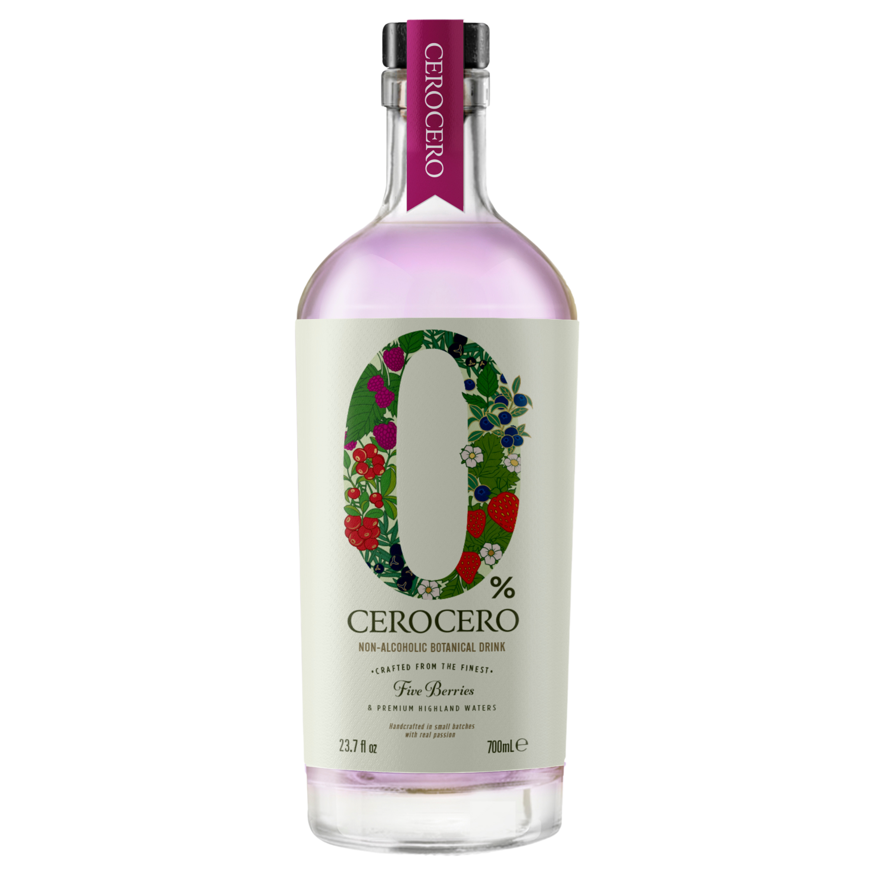 CeroCero Five Berries - Alternativa fara alcool la Gin 0.7L