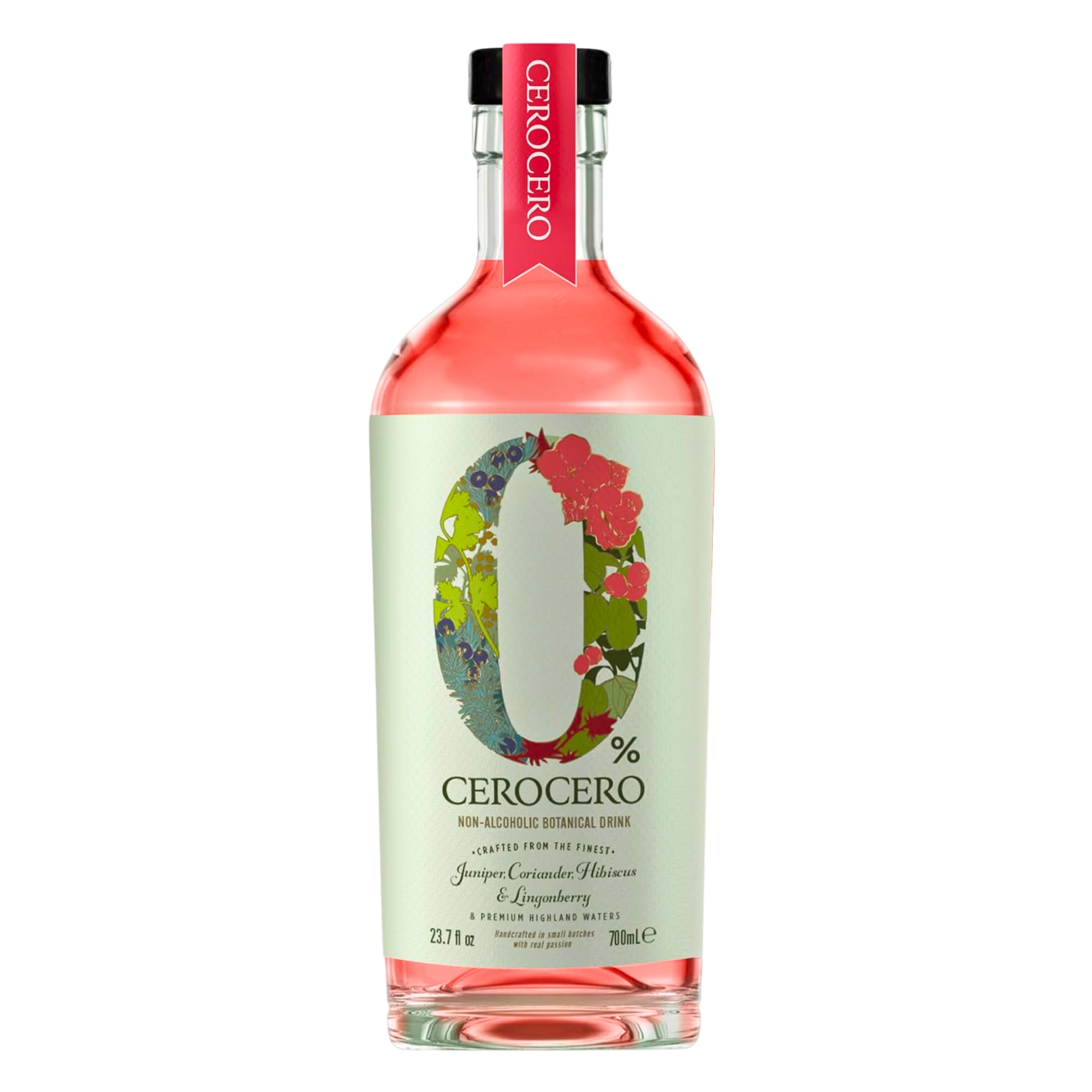 CeroCero Hibiscus & Lingonberry - Alternativa fara alcool la Gin 0.7L