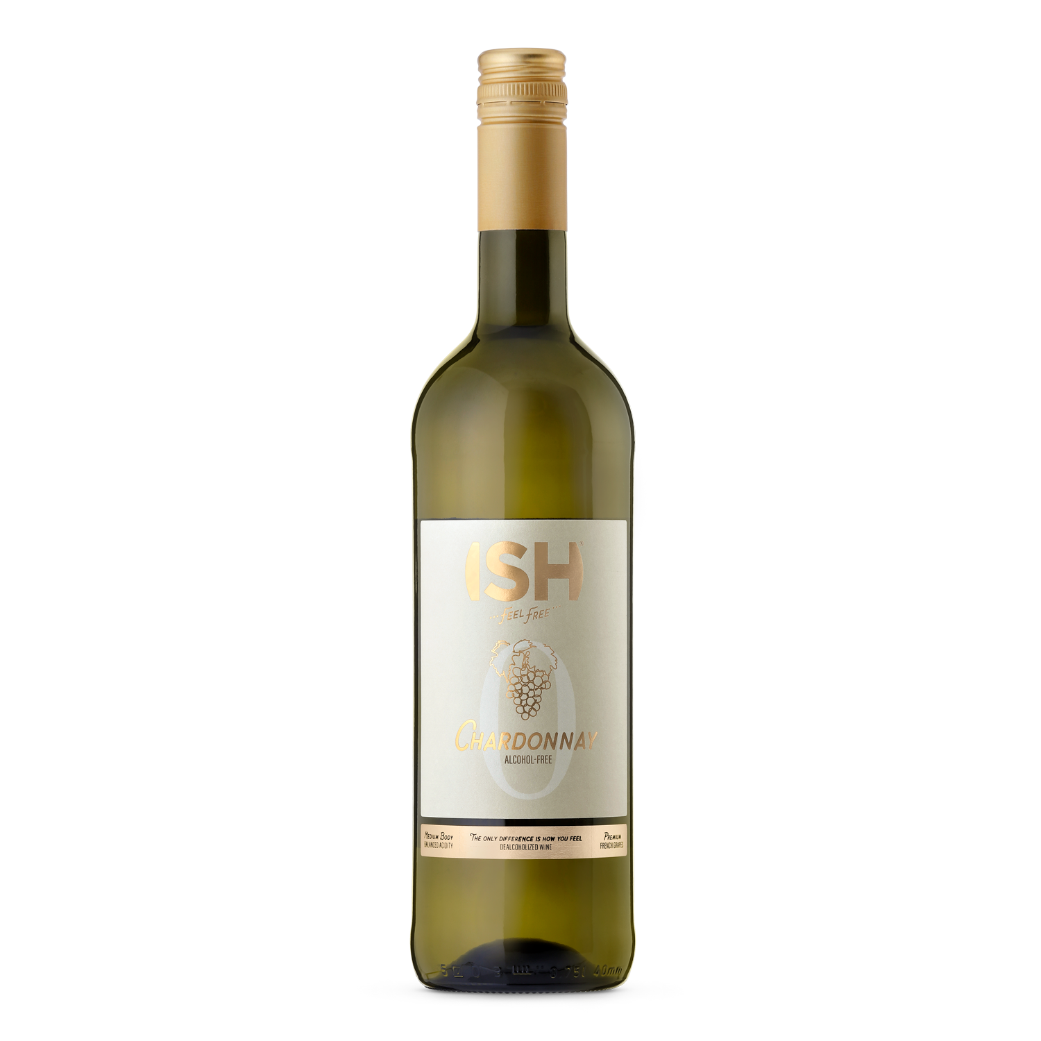 ISH Chardonnay - vin alb fără alcool 0.75L