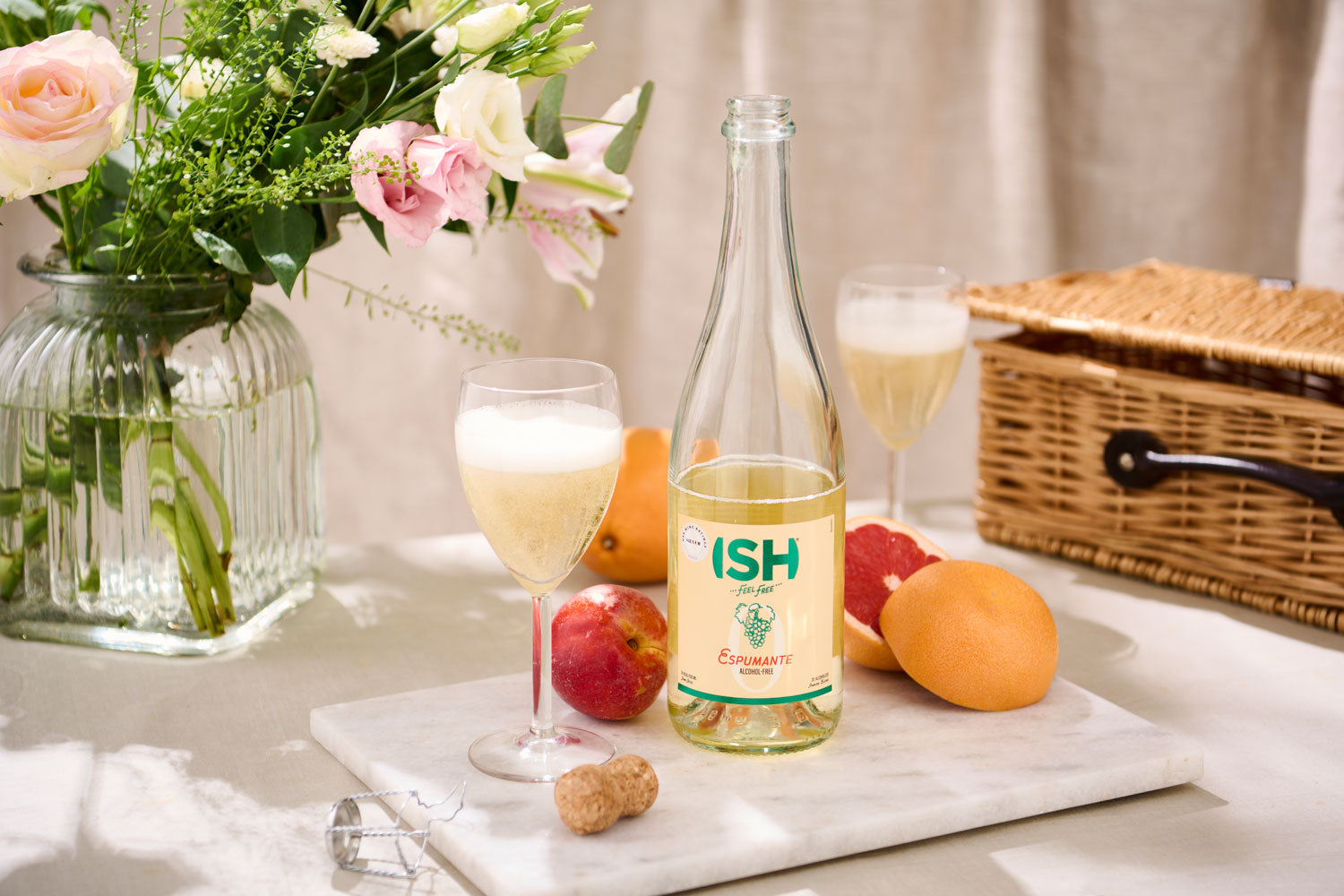 ISH Espumante - vin spumant alb fără alcool 0.75L