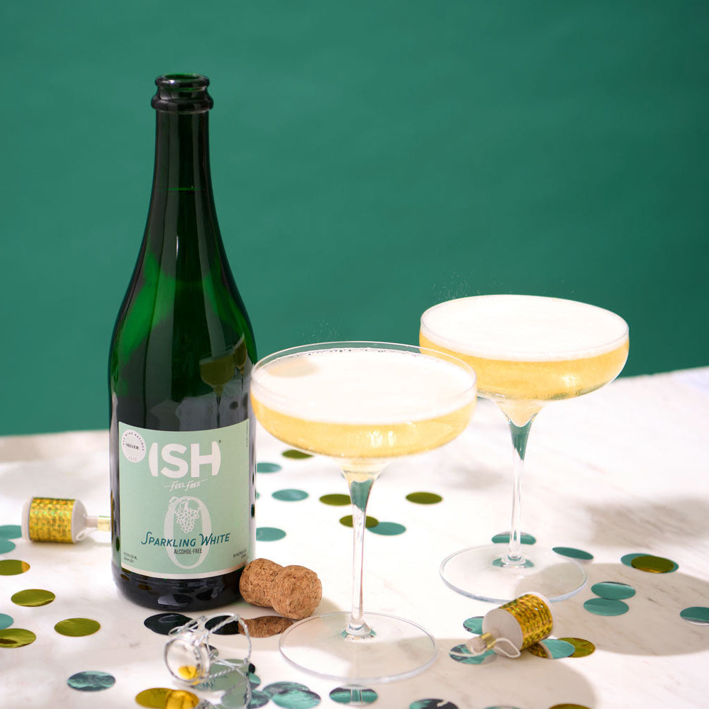 ISH Sparkling White - vin alb spumant fără alcool 0.75L