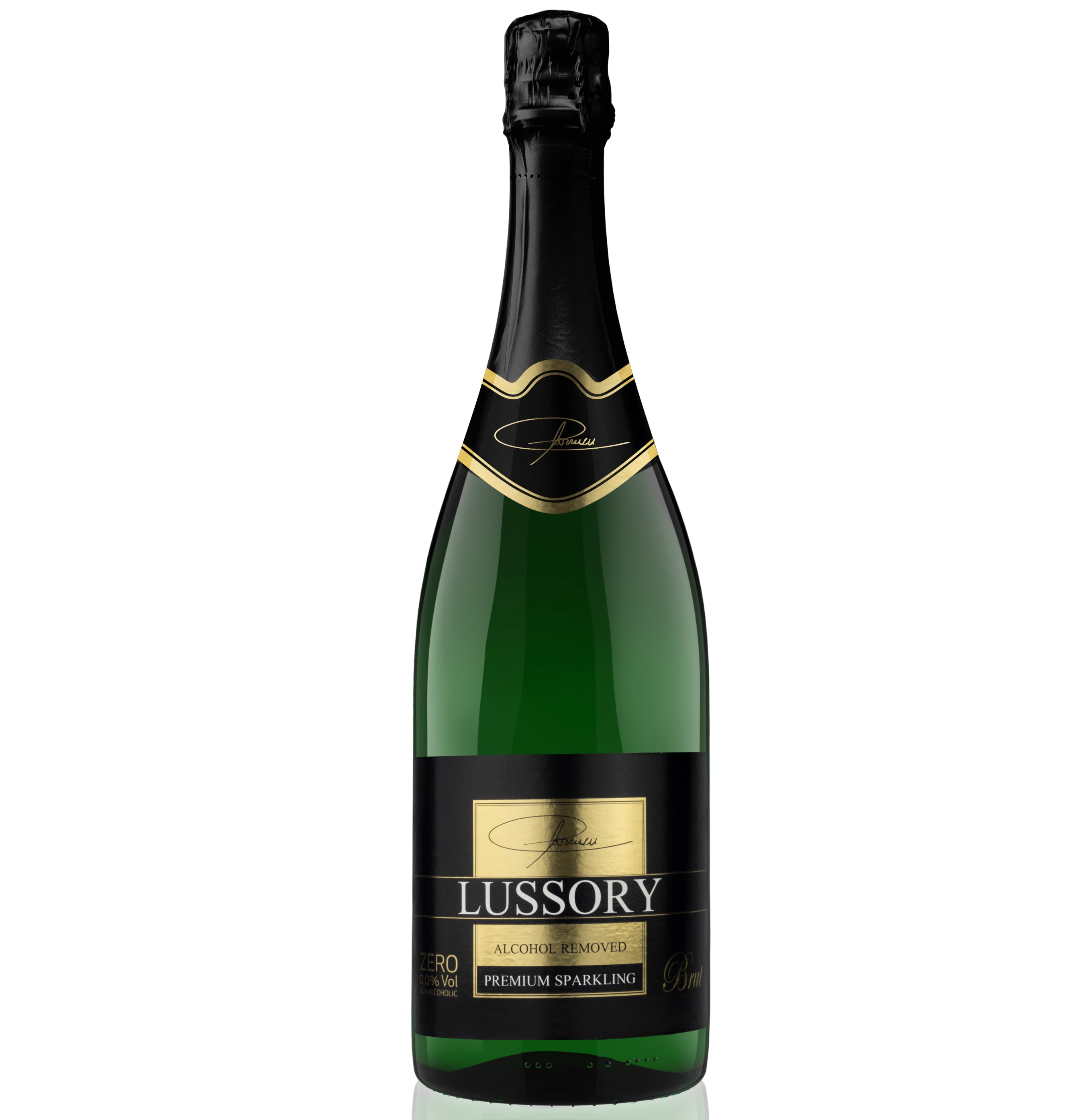 Lussory Premium Sparkling 0,0% - vin spumant alb fără alcool 0.75L