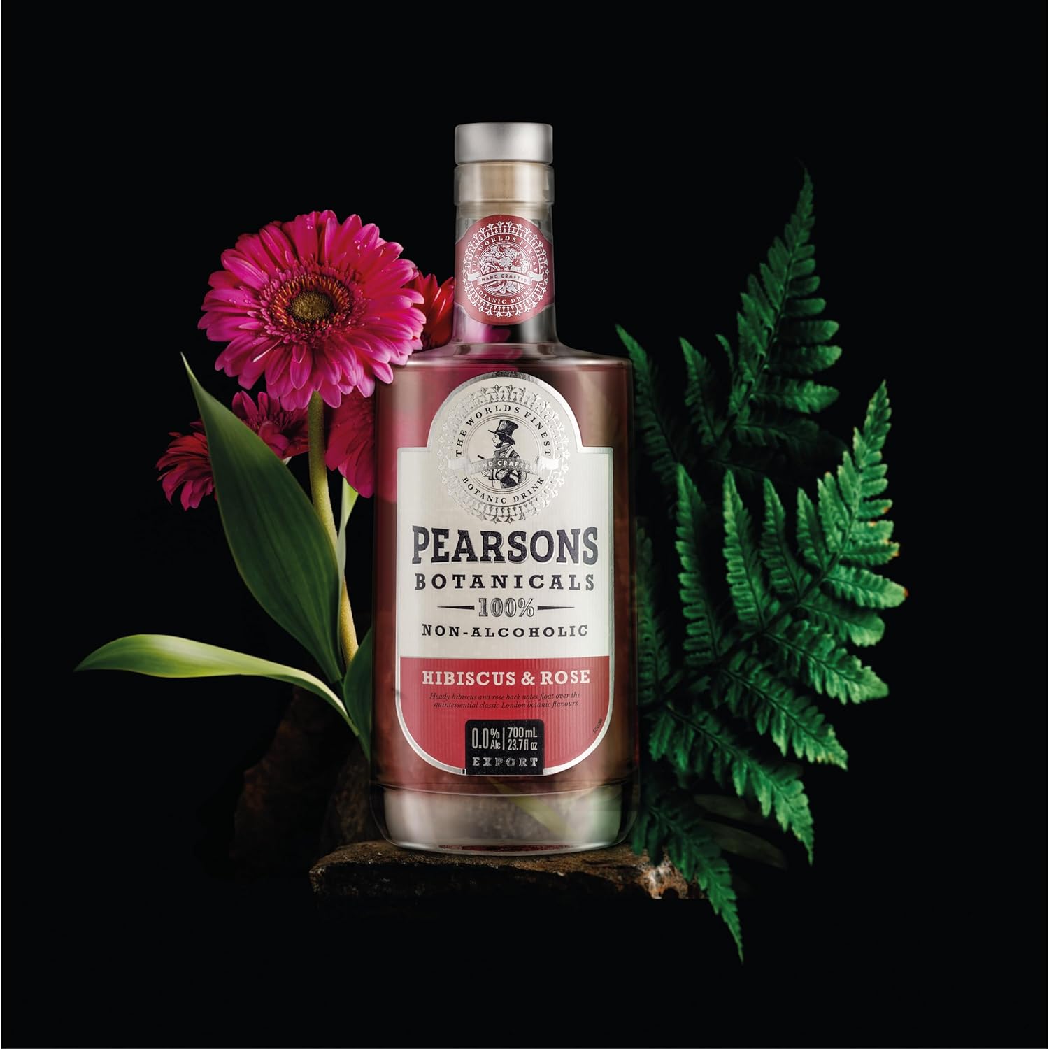 Pearsons Botanicals Hibiscus & Rose - Alternativa fără alcool la Gin 0.7L
