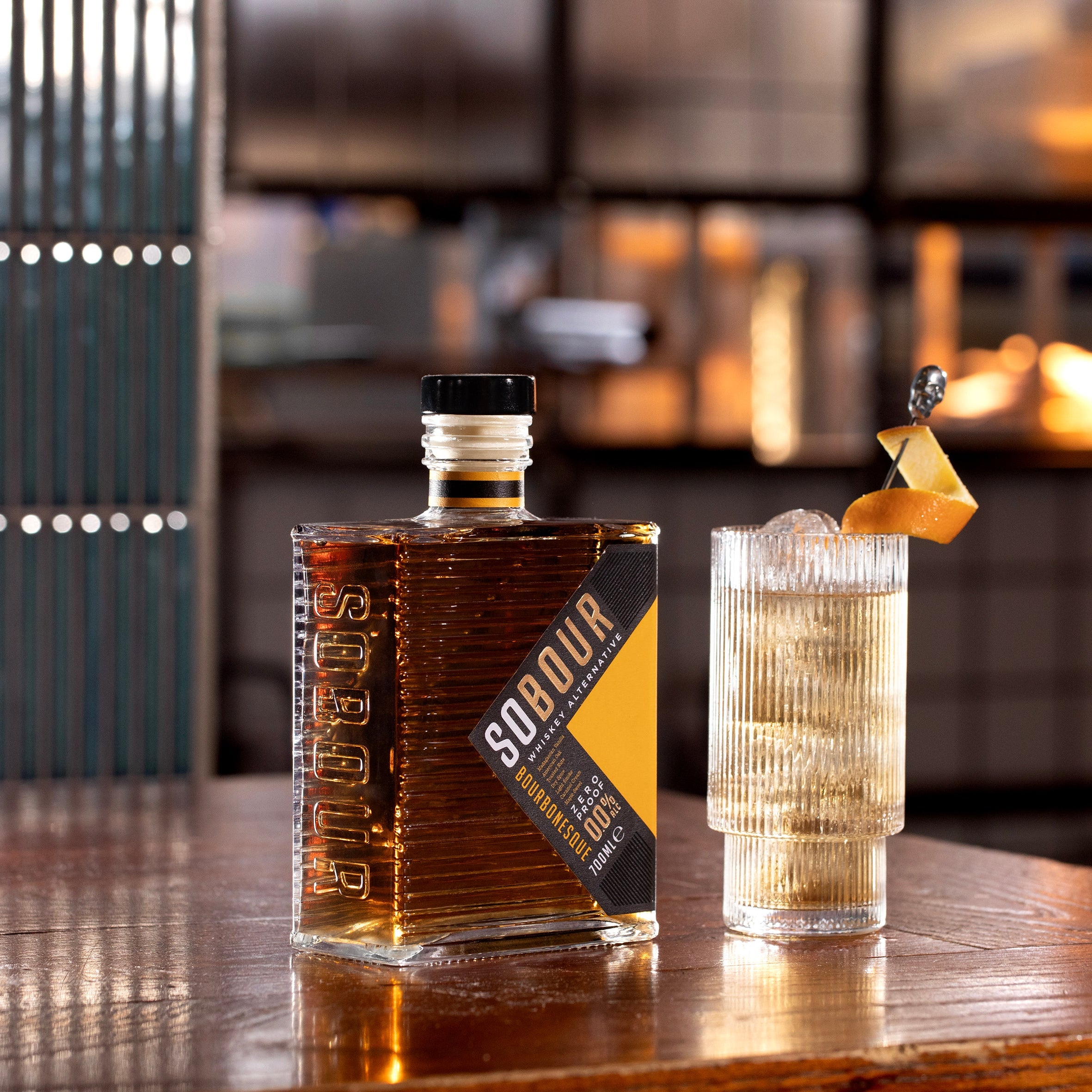 SOBOUR Bourbonesque - Alternative fara alcool la Bourbon Whiskey 0.7L