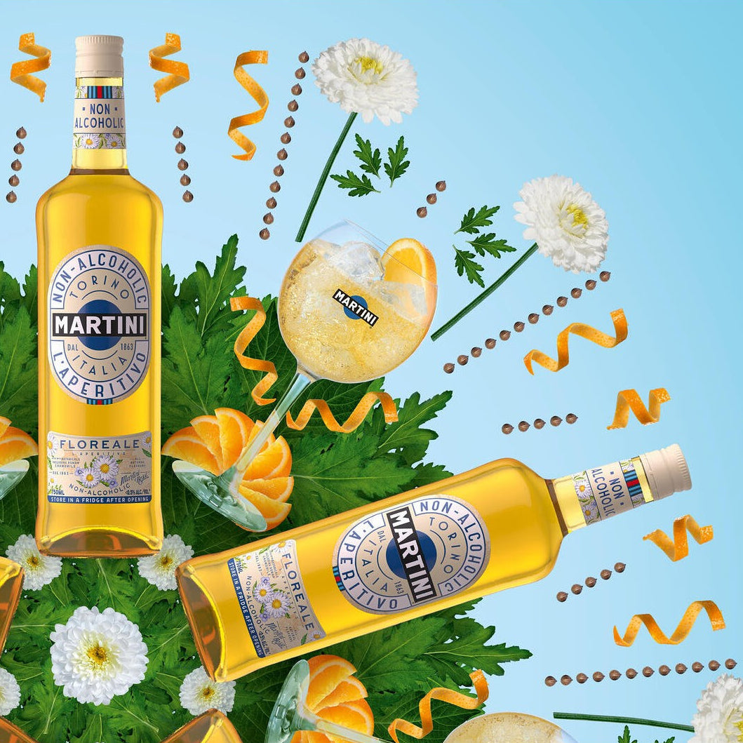 Martini Floreale aperitiv fara alcool 0.75L